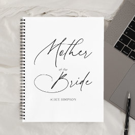 Mutter des Bride Chic Script-Notebooks Notizbuch