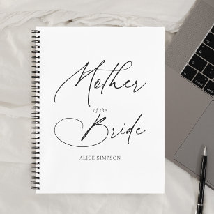 Mutter des Bride Chic Script-Notebooks Notizbuch