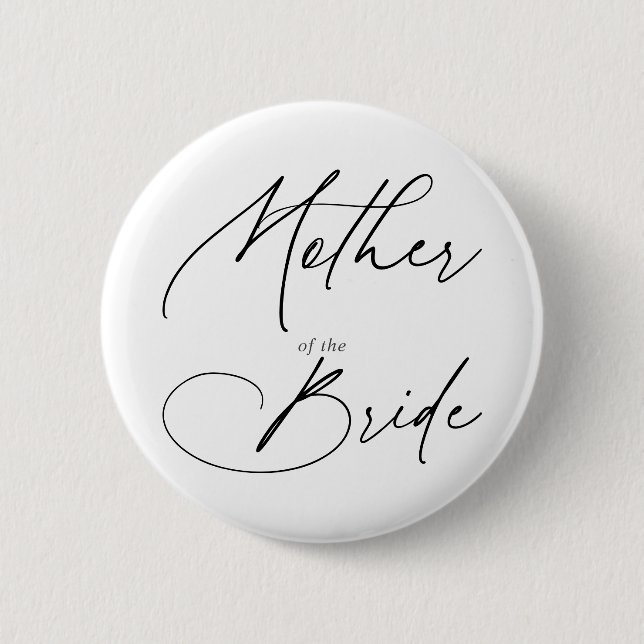 Mutter des Bride Chic-Skripts Button (Vorderseite)