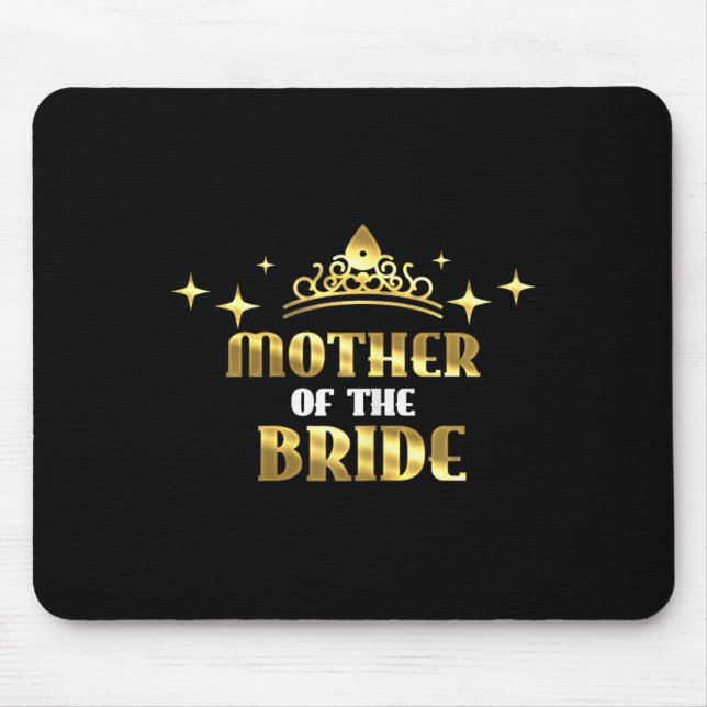 Mutter des Bride Cool Bridal Wedding Hen Party Mousepad (Vorne)