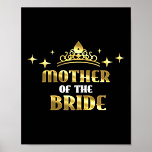 Mutter des Bride Cool Bridal Wedding Hen Party Poster