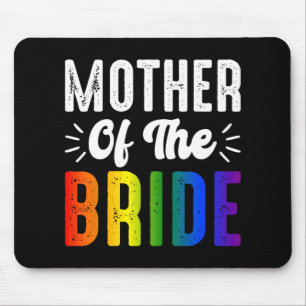 Mutter des Bride Gay Lesbian Hochzeitspass Mousepad