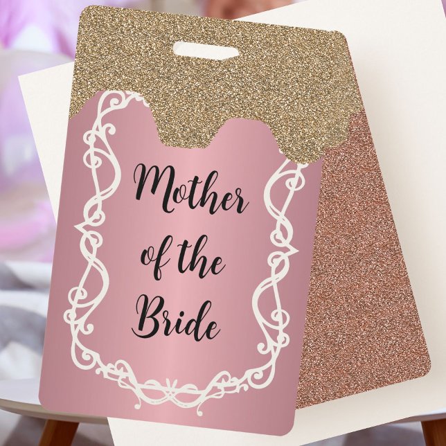 Mutter des Bride Hen Night Abzeichen Ausweis (Mother of the bride)