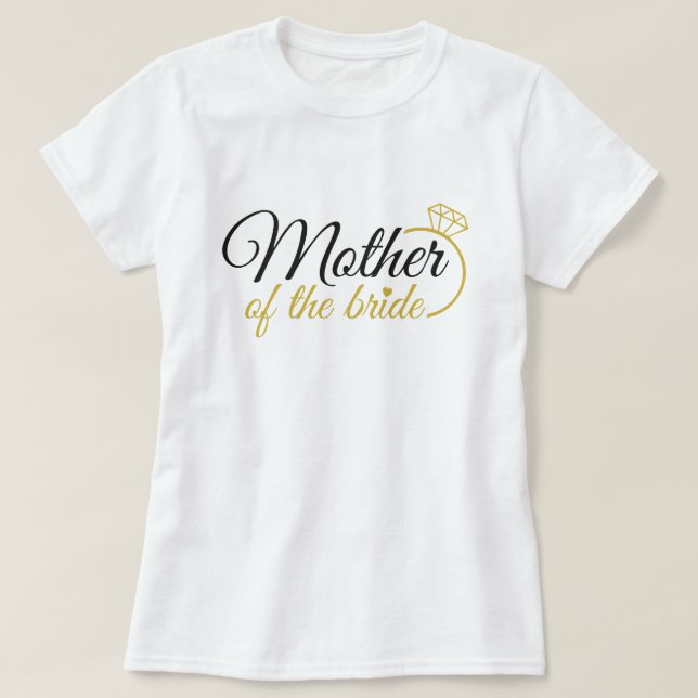 Mutter des Bride Party T Shirt (Design vorne)