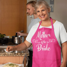 Mutter des Bride Pink Hochzeitsdinner Koch