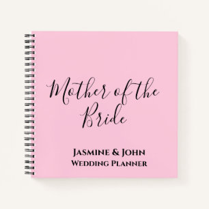 Mutter des Bride Wedding Planers Notizbuch