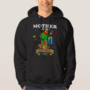 Mutter des Geburtstags Boy TRex RAWR Dinosaurier B Hoodie