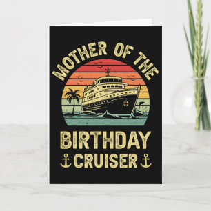 Mutter des Geburtstags-Cruisers Geburtstags-Kreuzf Karte