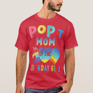 Mutter des Geburtstags-Girl-Pop Es Einhorn Geburts T-Shirt
