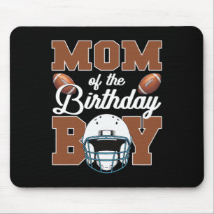 Mutter des Geburtstagsjungen Fußballparty Familie Mousepad