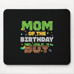 Mutter des Geburtstagsjungen Pixel Gamer Party Mat Mousepad