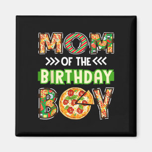 Mutter des Geburtstagsjungen-Pizza-Liebhaber-Party Magnet