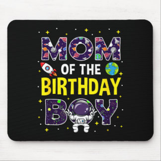Mutter des Geburtstagsjungen Weltraum-Astronaut Ge Mousepad