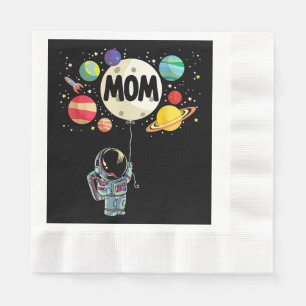 Mutter des Geburtstagsjungen Weltraumastronaut 1. Serviette