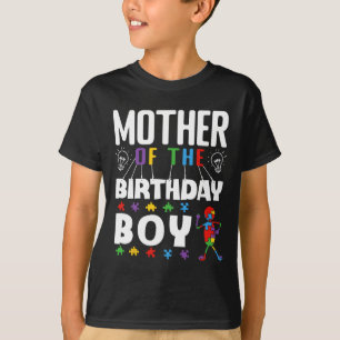 Mutter des Geburtstagsjunges Autismus Bewusstseins T-Shirt
