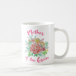 Mutter des Geschenkes "Groom Vintag Floral Waterco Kaffeetasse