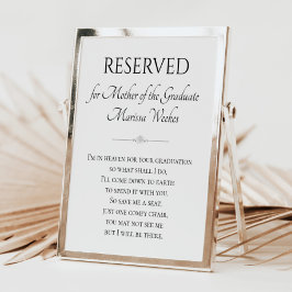 Mutter des Graduate Abschluss Poster