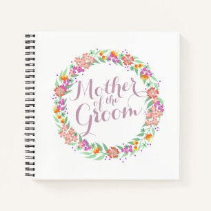 Mutter des Groom Elegant Wedding Gästebuch Notizbuch