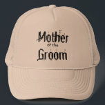 Mutter des Groom-Hat Truckerkappe<br><div class="desc">Mutter des Vornamens deinen Hut</div>