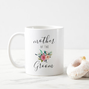Mutter des Groom Hochzeitsgeschenks Boho Blumenchi Kaffeetasse
