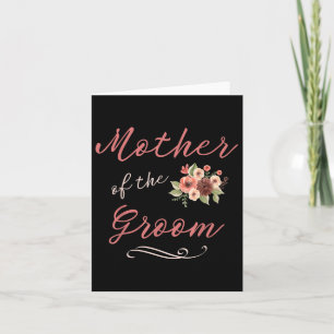 Mutter des Groom-Hochzeitssemans Brautparty Karte
