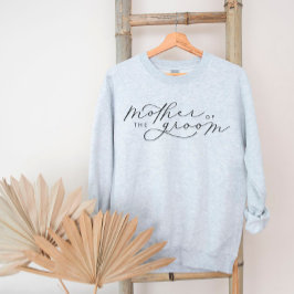 Mutter des Groom Niedlich Script Brautparty Sweat Sweatshirt