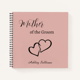 Mutter des Groom-Notebook-Hochzeitsgeschenk Notizbuch