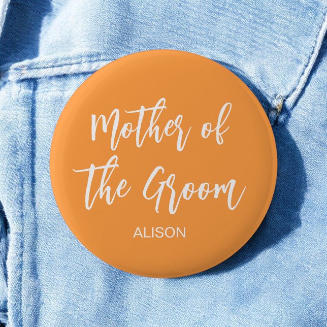 Mutter des Groom Orange White Fall Button (Von Creator hochgeladen)