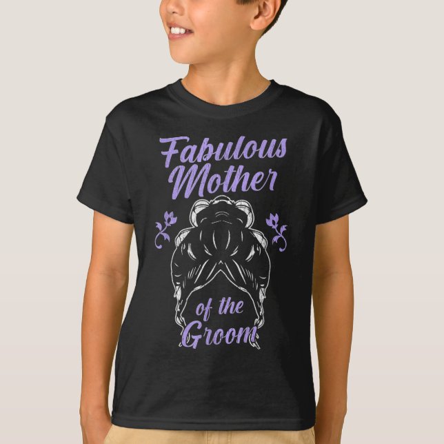 Mutter des Groom Wedding Brautparty _2 T-Shirt (Vorderseite)