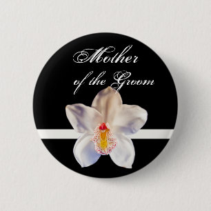 Mutter des Groom Wedding ID Abzeichens Button