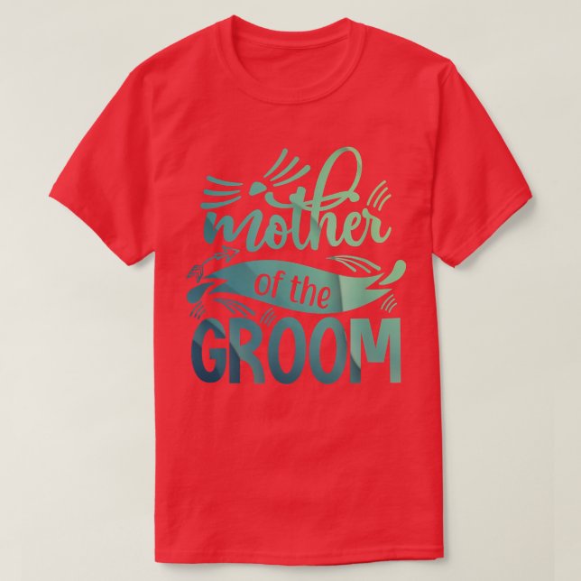 Mutter des GroomBride-Junggeselinnen-Abschieds Wed T-Shirt (Design vorne)