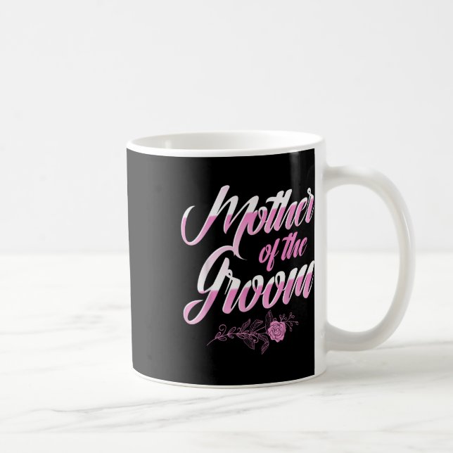 Mutter des Groomhochzeittags Junggeselinnen-Abschi Kaffeetasse (Rechts)