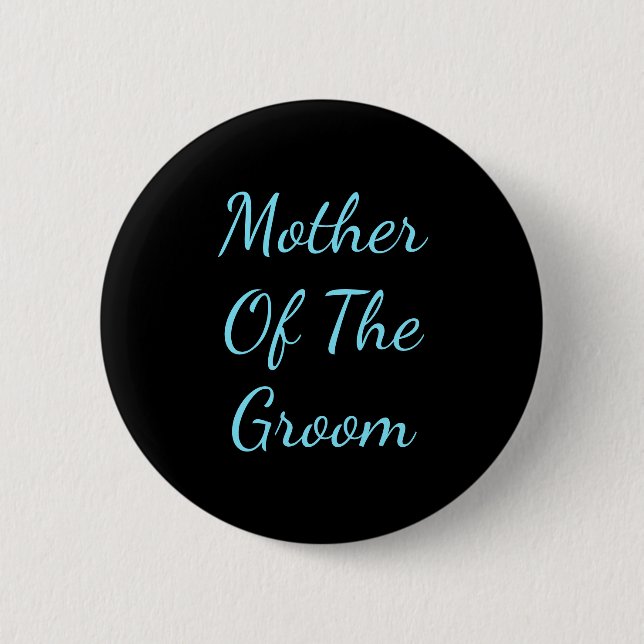Mutter des Grooms Button (Vorderseite)