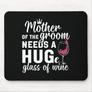 Mutter des Gutes braucht ein riesiges Glas Wein Ba Mousepad