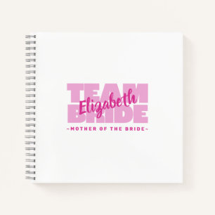 Mutter des Hochzeitsmannes, die den Namen Retro Ro Notizbuch