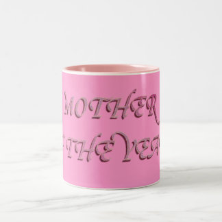 Mutter des Jahres! 2 Zweifarbige Tasse