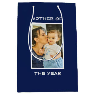 Mutter des Jahres Personalisierte Mama des benutze Mittlere Geschenktüte