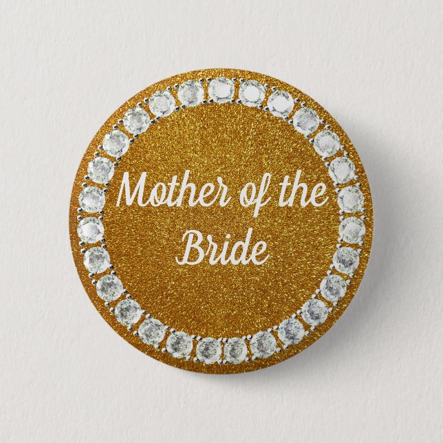 Mutter des Kristall Bride Button (Vorderseite)