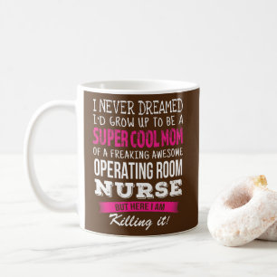 Mutter des Operationssaal-Krankenschwester-Funnie Kaffeetasse