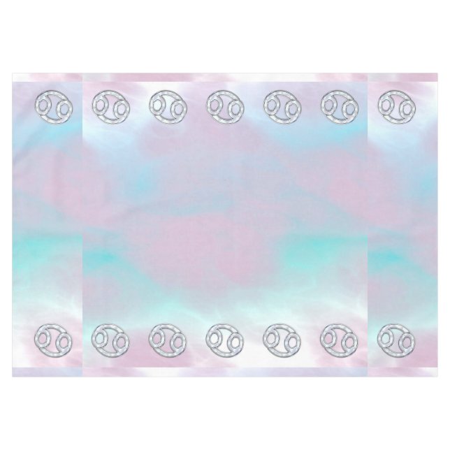 Mutter des Perlkrebses Zodiac-Symbol Tischdecke (Vorderseite (Horizontal))