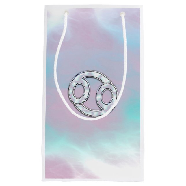 Mutter des Perlkrebses Zodiac-Zeichen Kleine Geschenktüte (Vorderseite)
