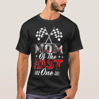 Mutter des schnellen Geburtstags 1. Rennauto T-Shirt