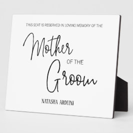 Mutter des Stuhls vorbehalten Gedenkstätte für Hoc Fotoplatte