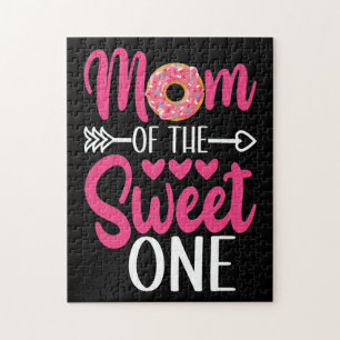 Mutter des süßen gesprenkelten Donuts Puzzle