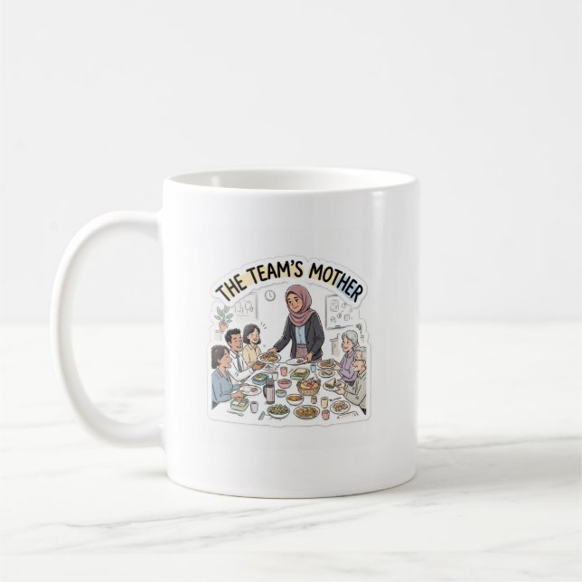 Mutter des Teams Kaffeetasse (Links)
