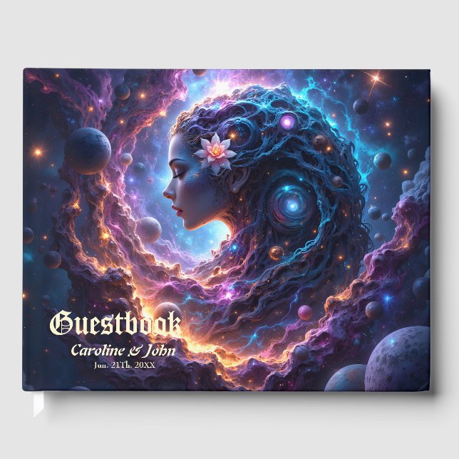 Mutter des Universums – Die die Sterne träumt. Gästebuch (Vorderseite)