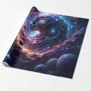 Mutter des Universums – Die die Sterne träumt. Geschenkpapier