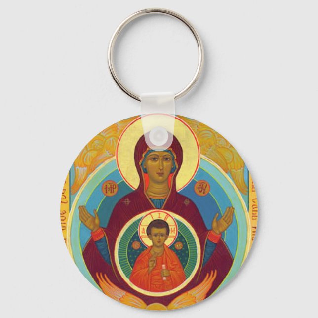 Mutter des Zeichens Schlüsselanhänger (Vorderseite)