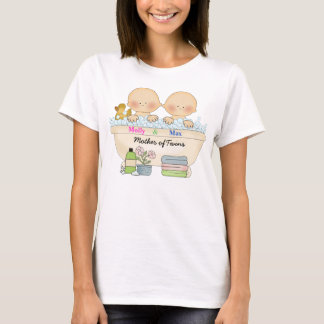 Mutter des Zwillings-T - Shirt