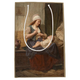 Mutter, die ihr Kind hält (von Rudolf Jordan) Mittlere Geschenktüte